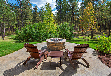 stamped concrete patio